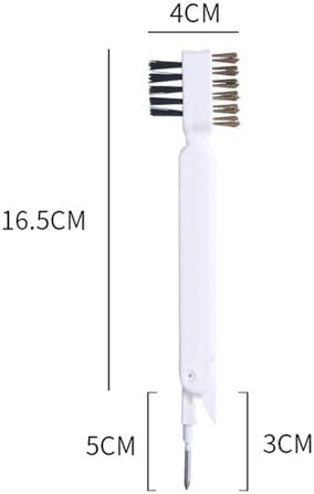 4-in-1 Kitchen Cleaning Brush with Stainless Steel Scrape Tool
