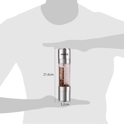Mixoo 2-in-1 Salt Pepper Grinder