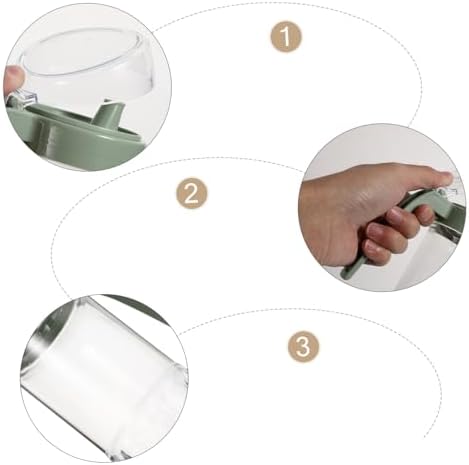 Acrylic oil vinegar mixing bottle with single opening squeeze system