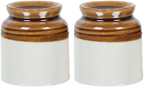 Vintez Salt Pepper Shakers Set High-Quality Ceramic Dispensers