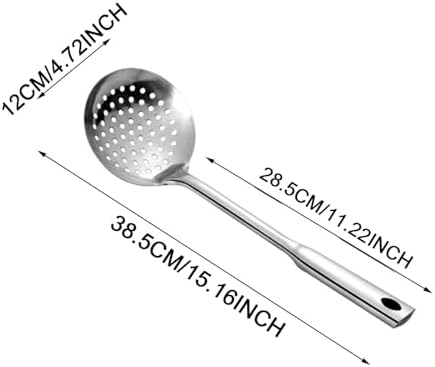 Stainless Steel Kitchen Colander Set Silver Finish