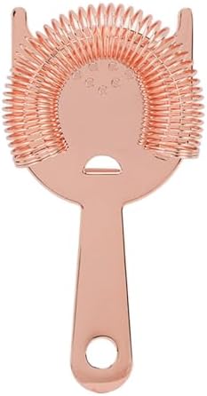 Stainless Steel Cocktail Strainer Rose Gold