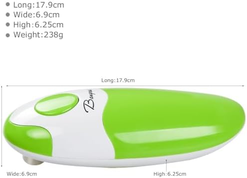 Bangrui Professional Electric Can Opener Smooth Operation Safe Use Left-Handed Arthritis-Friendly