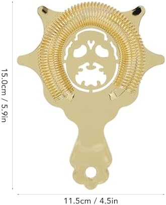 Stainless Steel Strainer Ice Separator for Pure Drinks Professional Bartender Tool