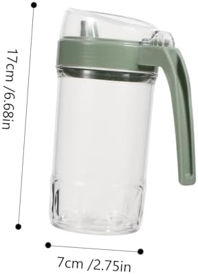 500ml Acrylic Oil and Vinegar Mixing Bottle Kitchen Oil Sprayer Condiment Squeeze Bottle