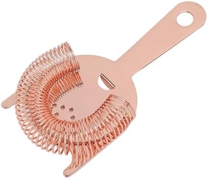 Stainless Steel Cocktail Strainer Rose Gold