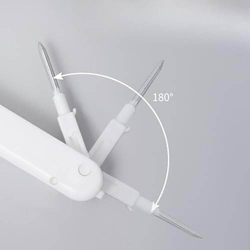 4-in-1 Kitchen Cleaning Brush with Stainless Steel Scrape Tool