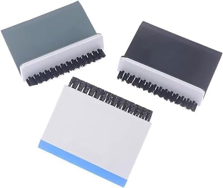 4-Piece Set of Black Kitchen Sink Squeegee Cleaner