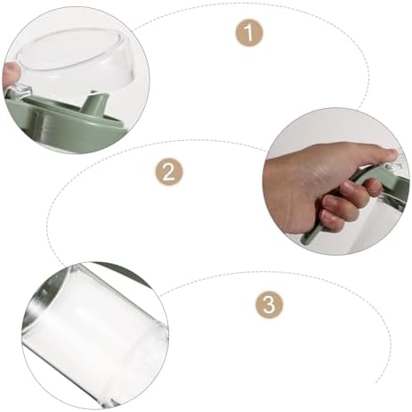 500ml Acrylic Oil and Vinegar Mixing Bottle Kitchen Oil Sprayer Condiment Squeeze Bottle