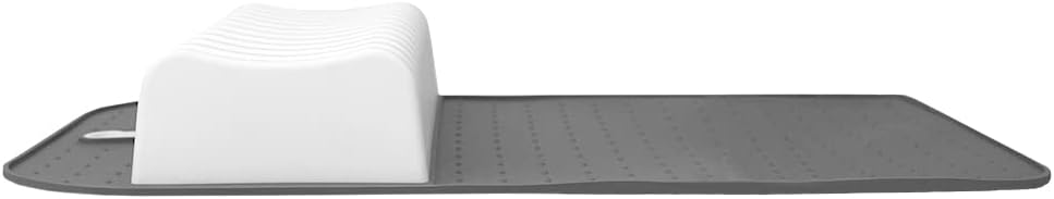 Perfect for Storage 11 Slot Knife Mat GreyWhite