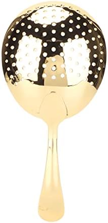 Stainless Steel Julep Strainer Ergonomic Handle for Home Commercial Use