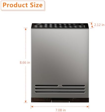 Magnetic Aluminum Knife Holder for Refrigerator Kitchen Storage