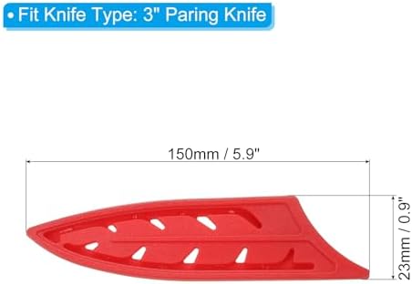 patikil plastic knife cover sleeve 4 inch 2pack