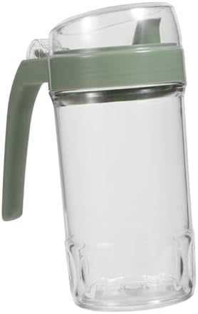 Acrylic oil vinegar mixing bottle with single opening squeeze system