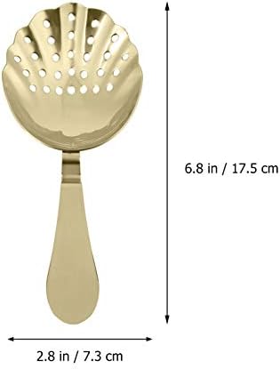 Sturdy Stainless Steel Cocktail Strainer Spoon by DOITOOL for Home Bar