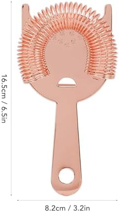 Stainless Steel Cocktail Strainer Rose Gold