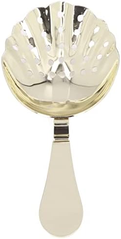 Premium Stainless Steel Cocktail Strainer for Home Bars with Gold Finish