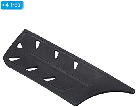 Patikil 4 x Plastic Safety Knife Covers for 7 Nakiri Knives Black