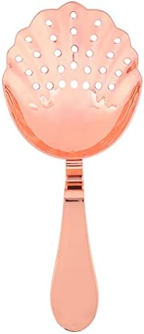 Sturdy Stainless Steel Cocktail Strainer Rose Gold