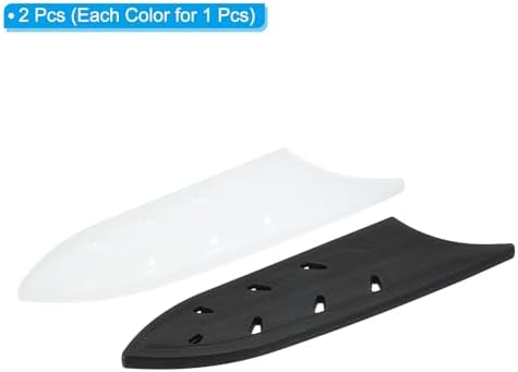 2-Piece Set of Durable PP Knife Sheaths for 6 Ceramic Knives