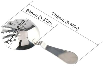 Professional Grade Stainless Steel Julep Strainer