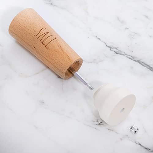 Modern Classy Salt Pepper Grinder Set for Home Kitchen by Rae Dunn