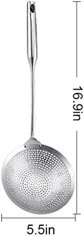 Stainless Steel Skimmer Spoon Brass