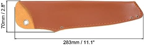 3-Piece 11 PU Leather Santoku Knife Sheath Duplicate