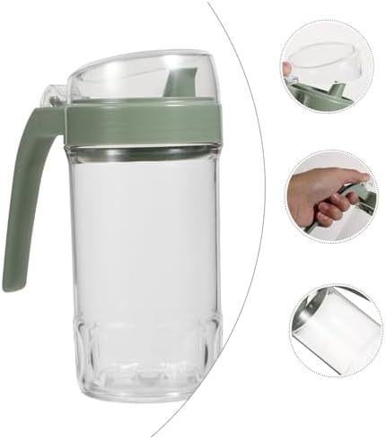 500ml Acrylic Oil and Vinegar Mixing Bottle Kitchen Oil Sprayer Condiment Squeeze Bottle