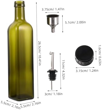 Stylish Oil and Vinegar Dispenser for Storage