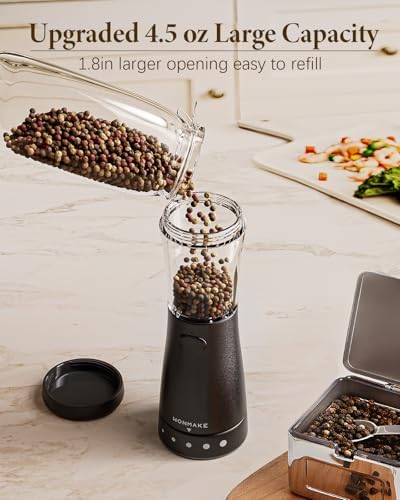 Adjustable Electric Salt Pepper Grinder Set 45oz