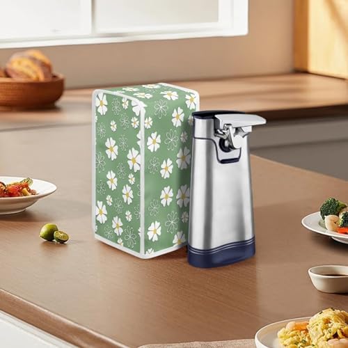 ZUXONGSY Floral Electric Can Opener Dust Cover