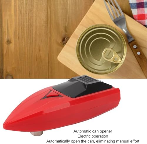 SUNFECILI Electric Jar Opener Red Black