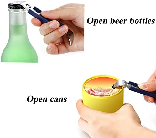 3-Piece Magnetic Bottle Can Opener Yellow
