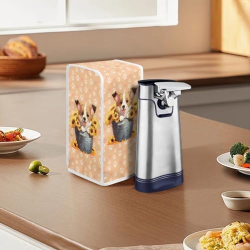 ZUXONGSY Electric Can Opener Dust Cover Sunflower Kitchen Decor