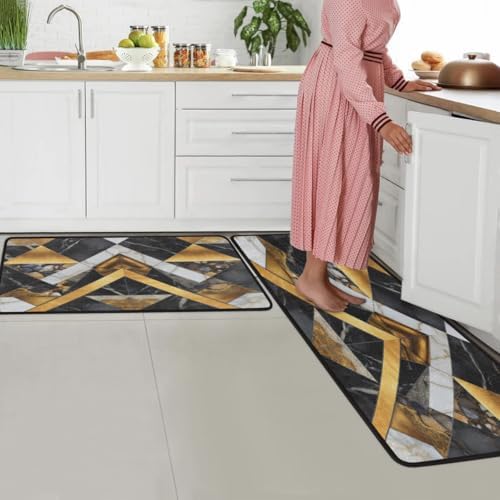 Marble Mountains 2-Piece Anti Fatigue Kitchen Mats