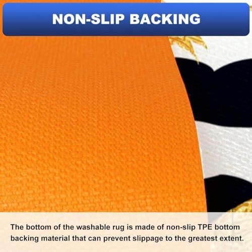Golden Flamingo Kitchen Mat