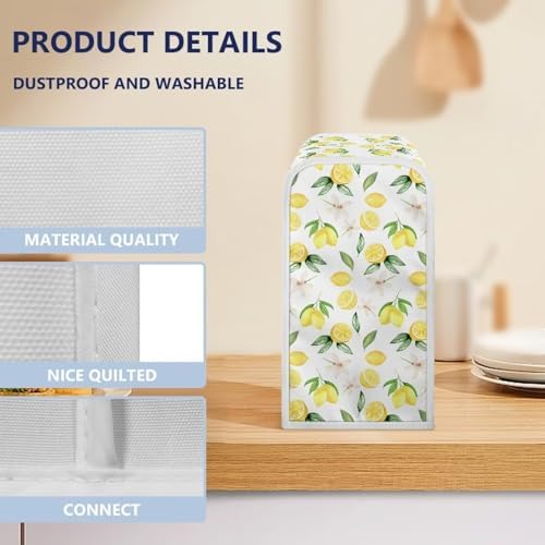 Electric Can Opener Lemon Print Dust Cover