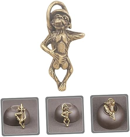 Brass Monkey Keychain