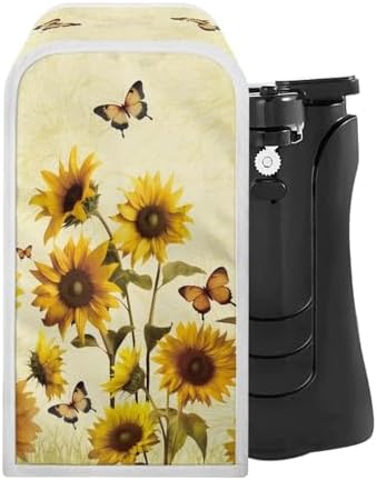 Sunflower Butterfly Electric Can Opener Dust Cover