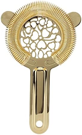 CDQL Stainless Steel Cocktail Strainer - Professional Bartending Tool for Home Kitchen