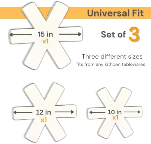 Pot and Pan Protectors Set of 3 3 Different Sizes