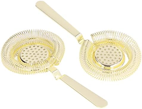 Professional Grade Cocktail Strainer Gold Edition