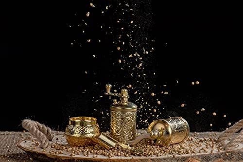 Versatile Manual Pepper Grinder with Crank Handle for Home Kitchen