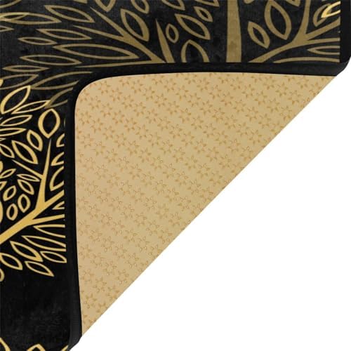 Golden Autumn Tree Anti-Fatigue Kitchen Mat