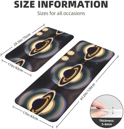 Experience Comfort with Saturn Print Kitchen Mats