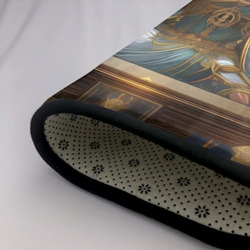 HYTTER Statue of God Flannel Water Absorb Mat 72x48 inch