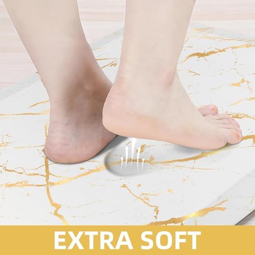 Luxury Gold Foil Kitchen Mat