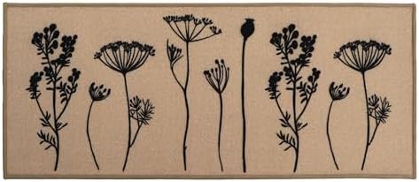 Elegant Wool Effect Kitchen Mat Runner Rug