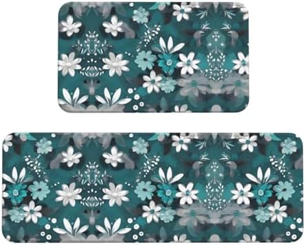 Two-Piece Multi-Purpose Anti-Fatigue Kitchen Mats Comfortable Non-Slip Durable